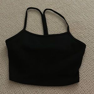 COPY - ALO BLACK CROPPED TANK SIZE XS